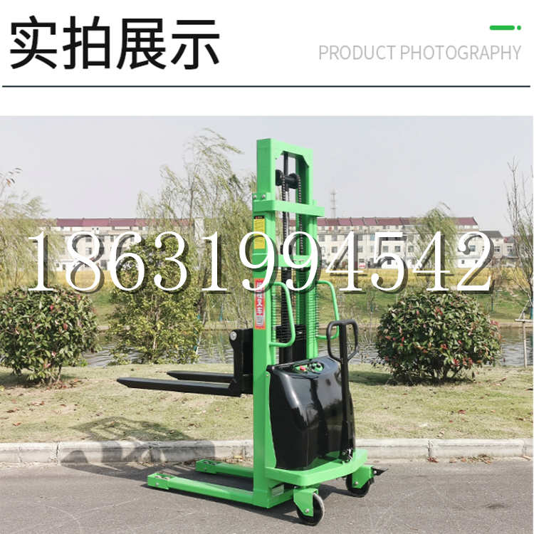 高唐县电动叉车堆高车液压铲车电瓶1吨2吨站驾步行式小型全自动叉车